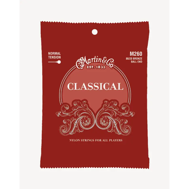 C.F. Martin M260 Classical Normal Tension 80/20 Bronze Ball End